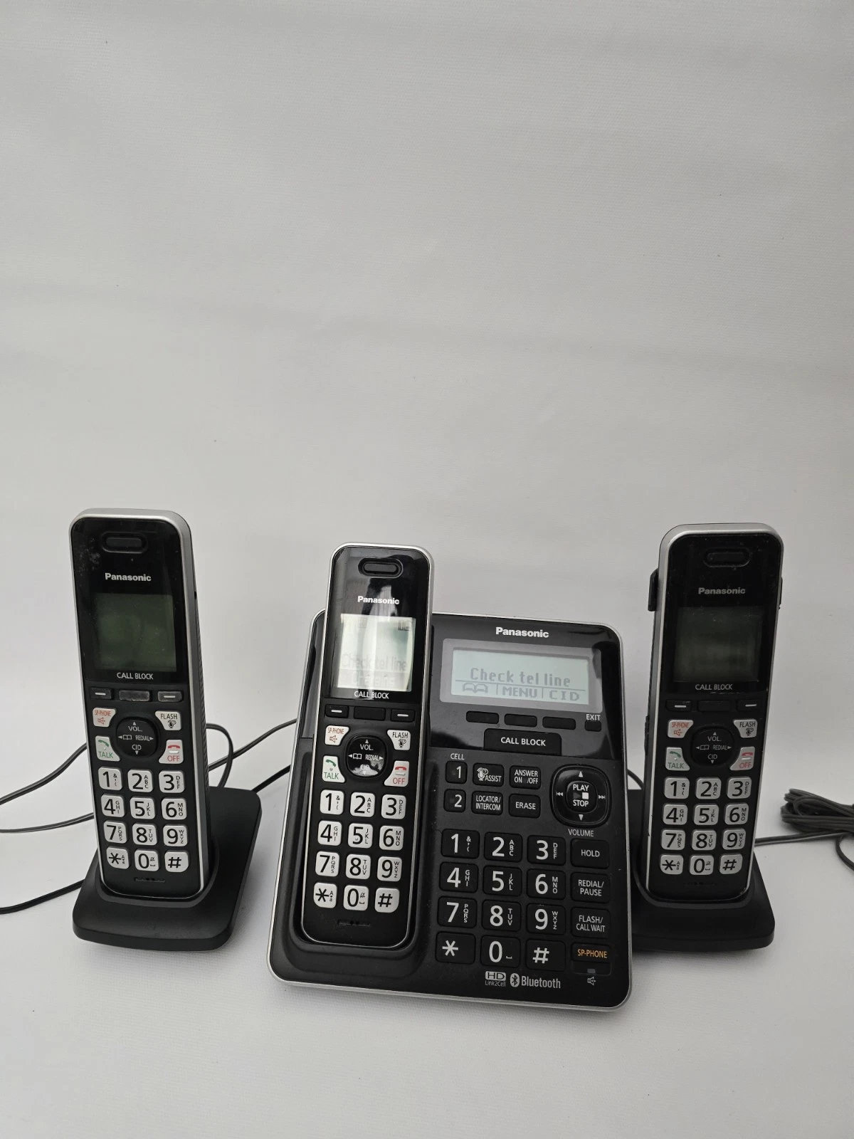 Panasonic KX-TGF780 Cordless Phone, Digital Answering + 2 Handsets KX-TGFA71 VGC