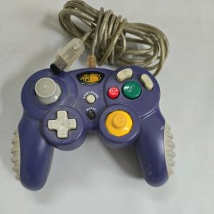 MAD CATZ Wired Nintendo GameCube Controller Clear Purple Atomic #5626 Madcatz