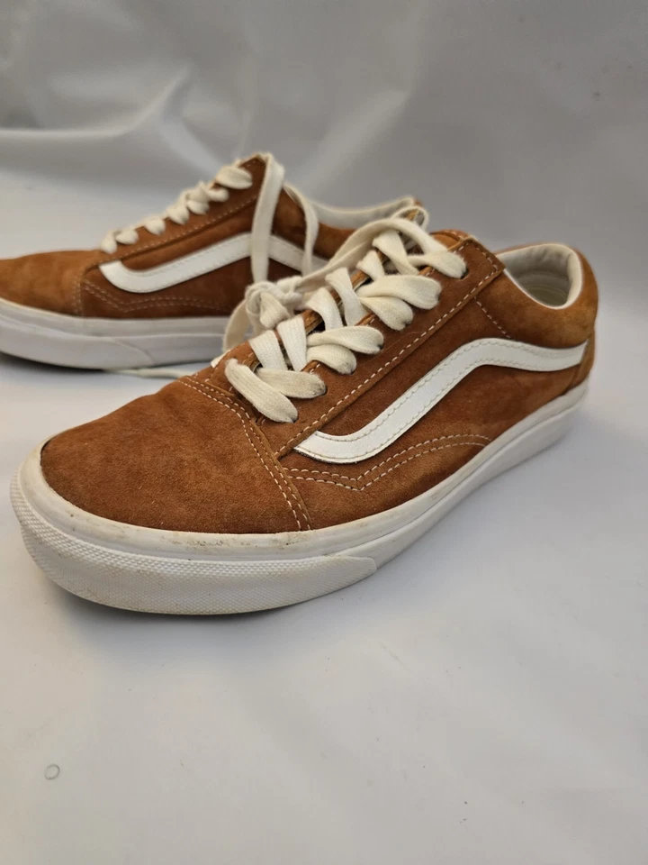 Vans Womens Men 500714 Brown Casual Shoes Sneakers Size 6.5 - Image 10