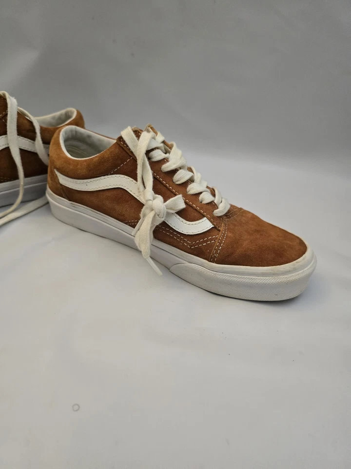 Vans Womens Men 500714 Brown Casual Shoes Sneakers Size 6.5 - Image 9