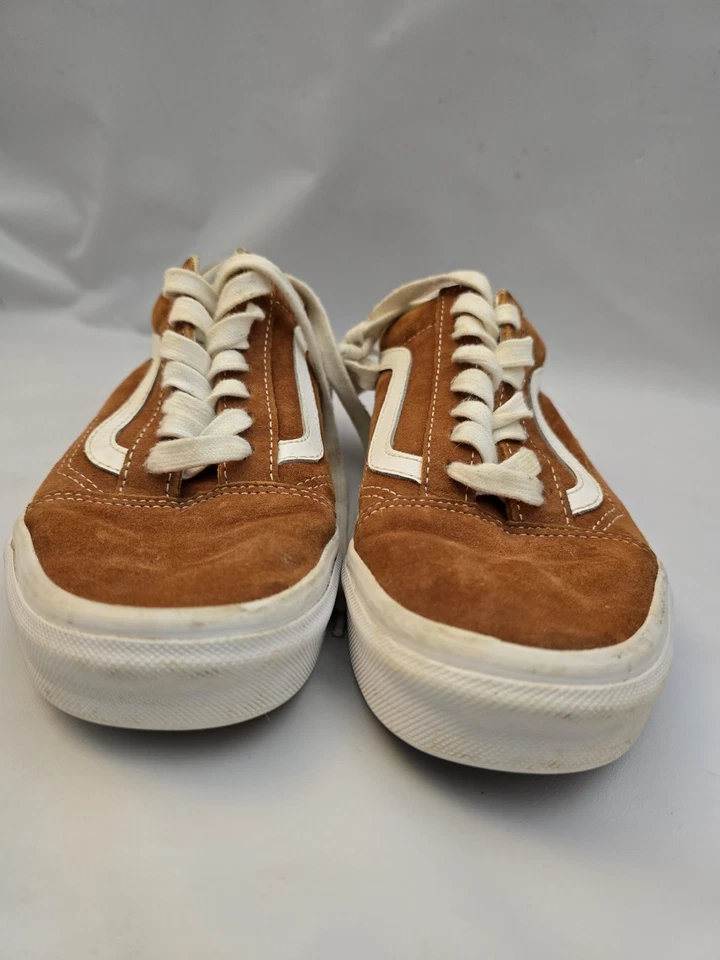 Vans Womens Men 500714 Brown Casual Shoes Sneakers Size 6.5 - Image 5