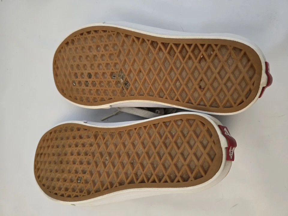 Vans Womens Men 500714 Brown Casual Shoes Sneakers Size 6.5 - Image 4