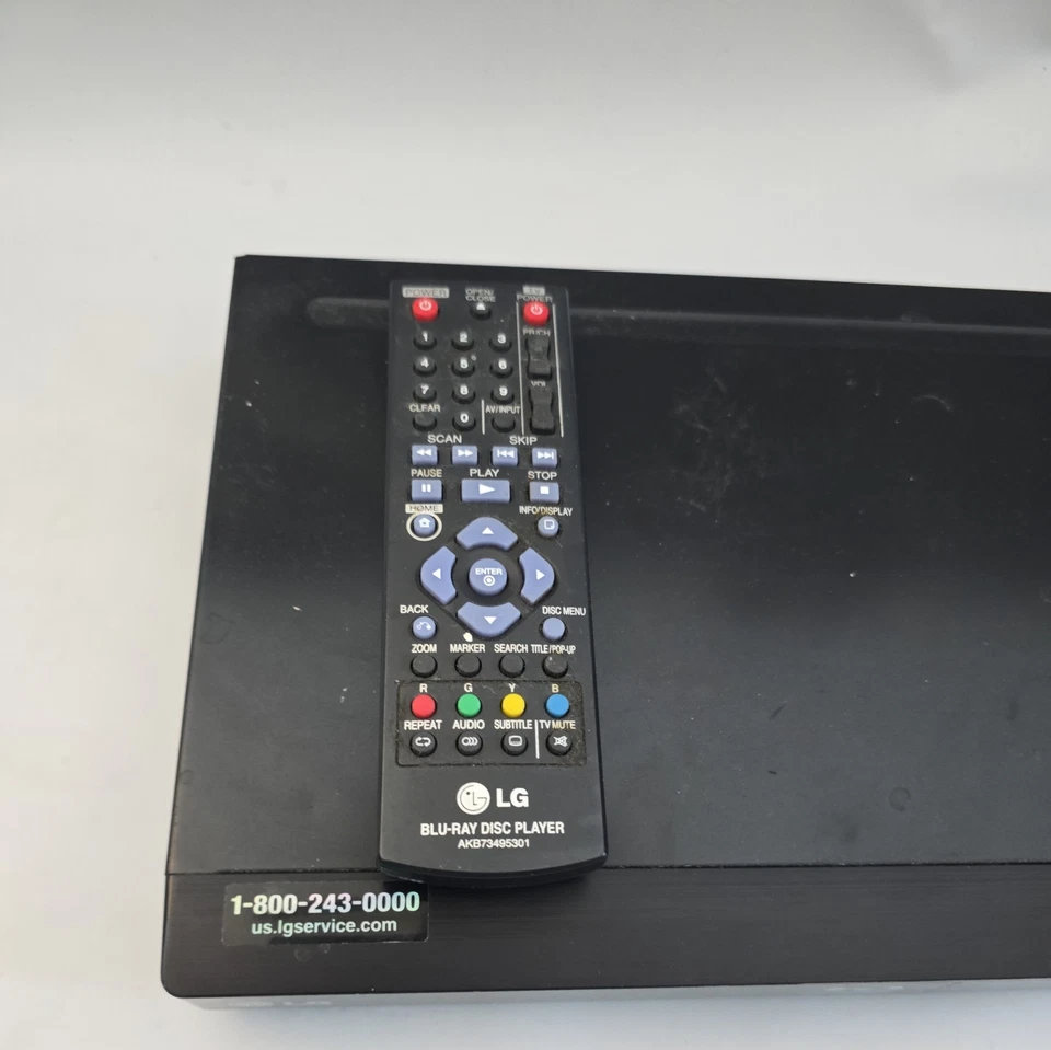 LG BD610 Home Entertainment AVCHD 1920x1080 Full HD Blu-Ray Disc Player In Black - Image 4