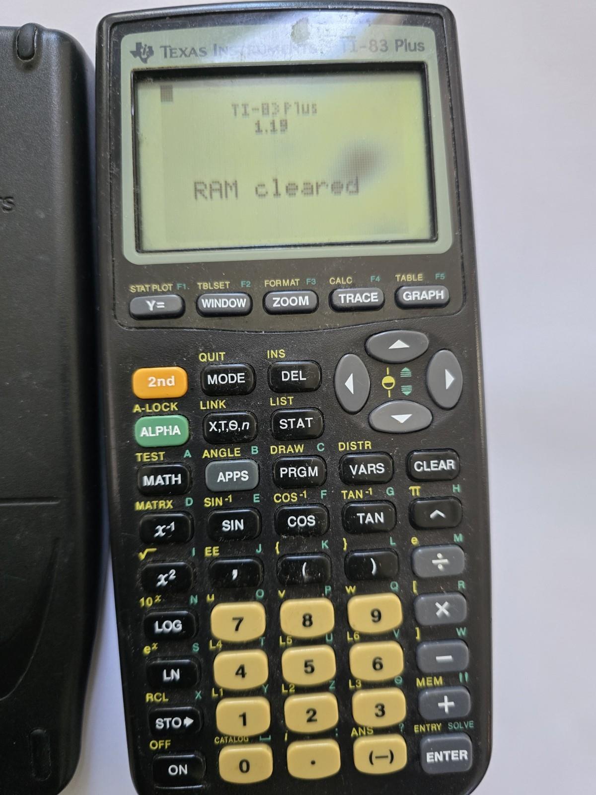 Texas Instruments TI-83 Plus Graphing Calculator – Black