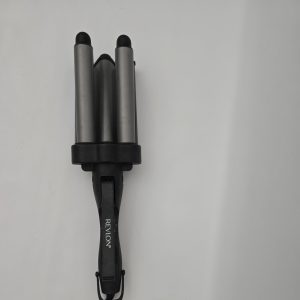 Revlon Jumbo Curling Iron Waver Crimper 3 Barrel Deep Hair Waves Black RV084