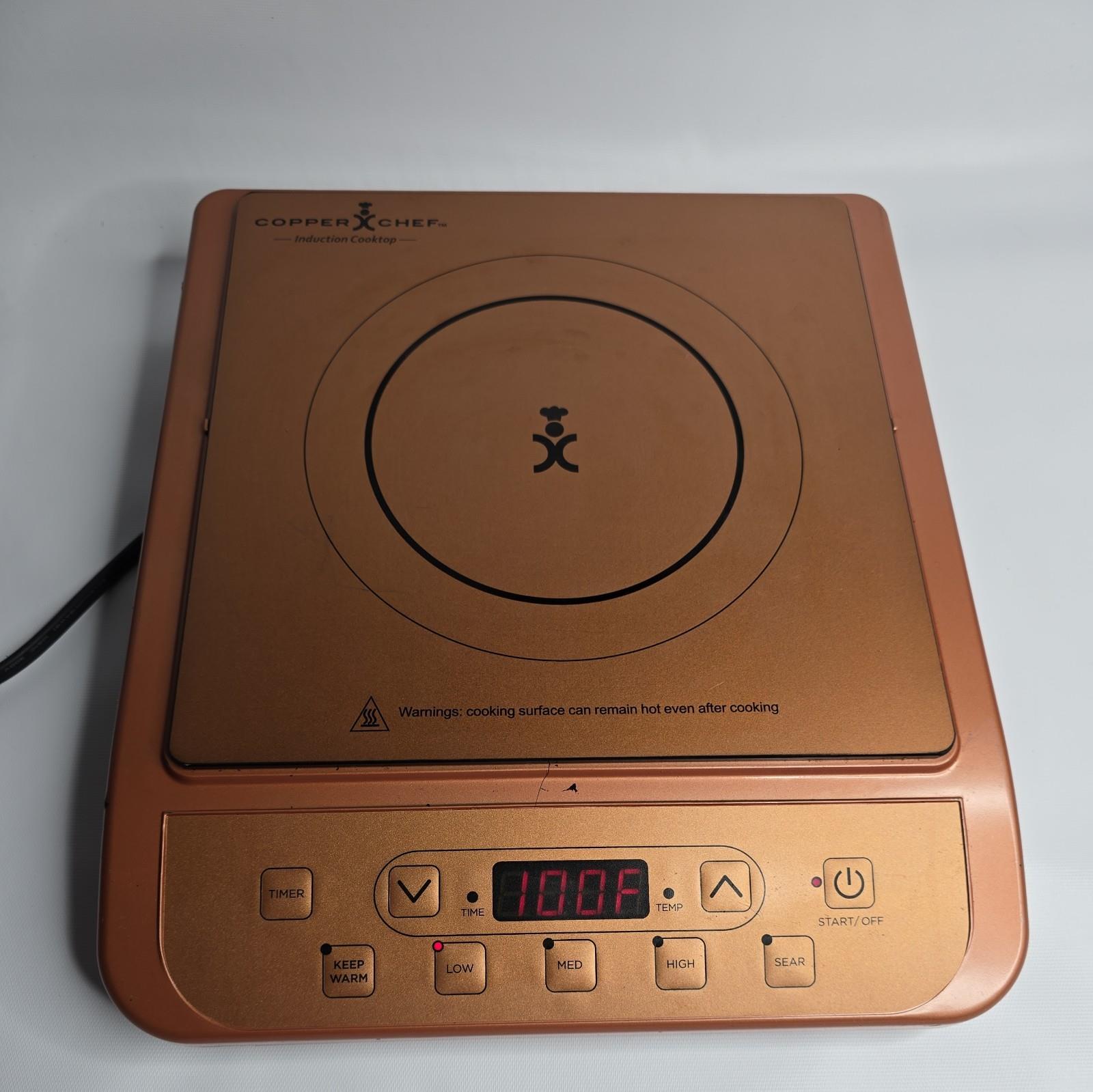 Copper Chef Induction Cooktop Model Hot Plate Portable #KC16067-00300 1300 Watts