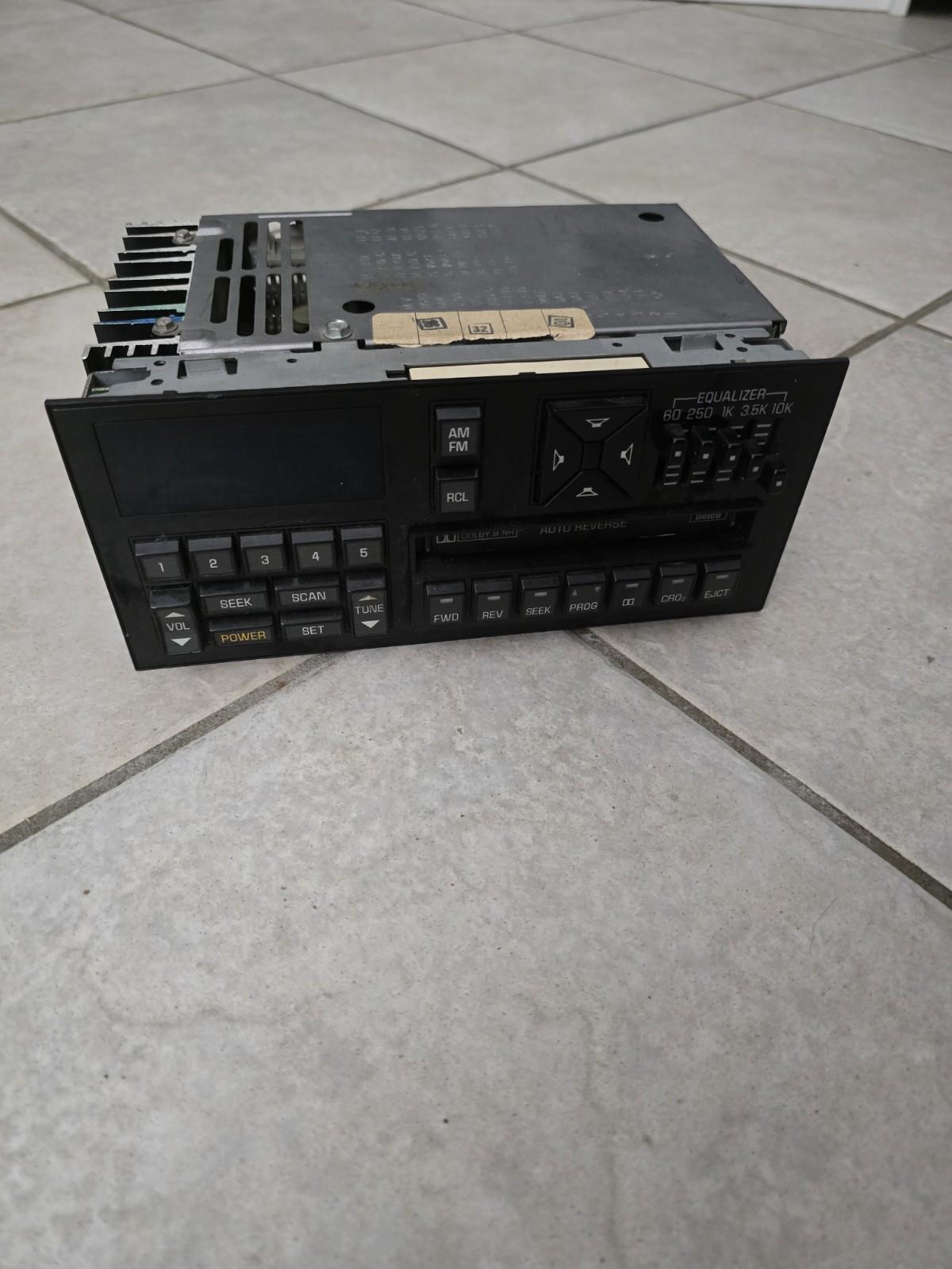 88-91 Buick Cassette Player Radio Equalizer