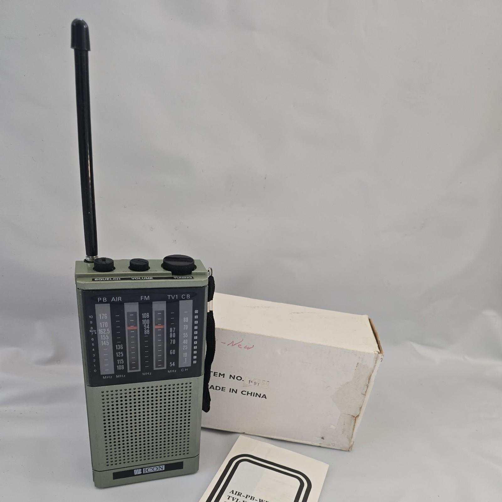 AMERICANA AIR-PB-WB-TVI-FM-CB PORTABLE TRANSISTOR RADIO GREAT WORKING!