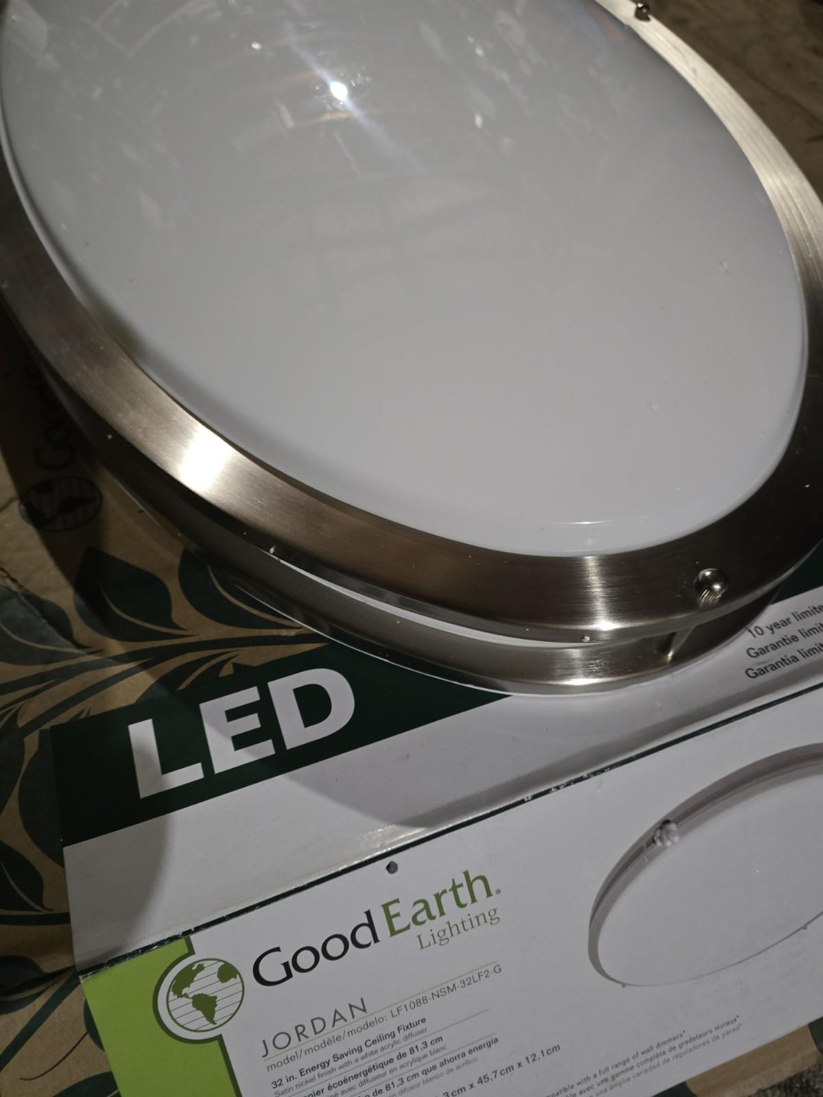 Good Earth Lighting Jordan 32-inch LED Flush Mount