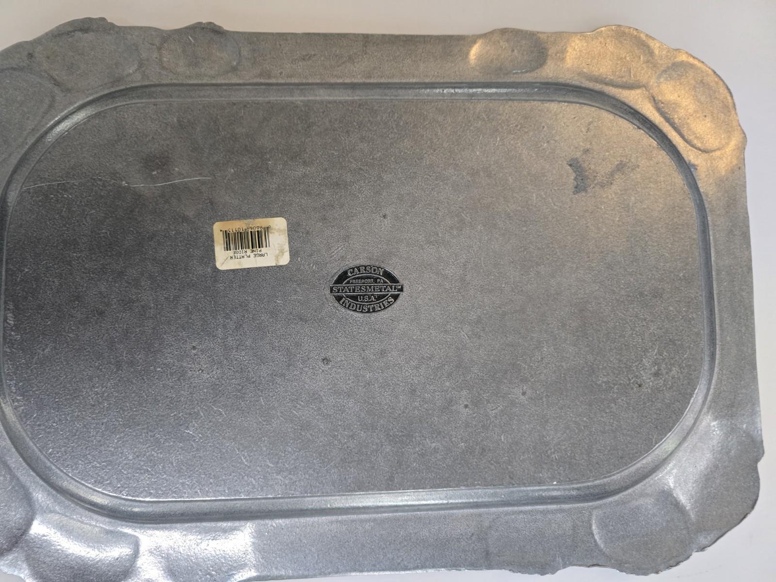 Carson Statesmetal Pewter Pine Ridge Large Platter