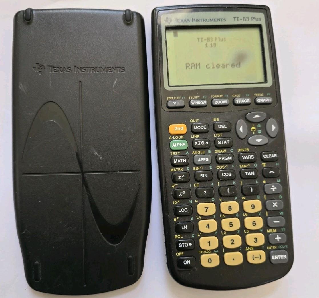 Texas Instruments TI-83 Plus Graphing Calculator – Black