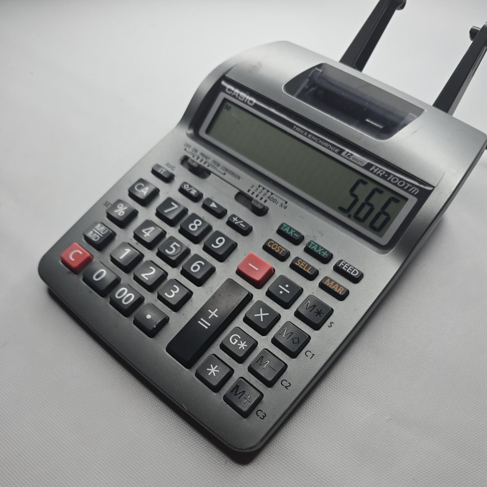 Casio HR-100TM Printing Calculator
