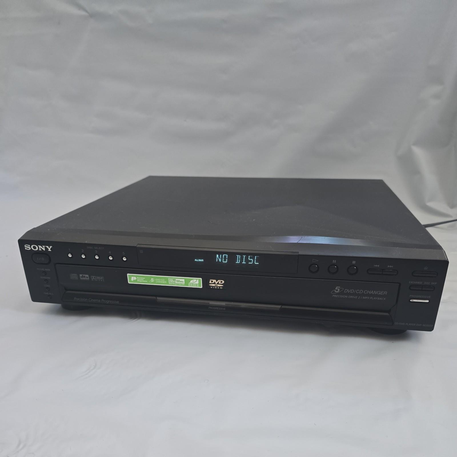 Sony DVP-NC600 5-Disc DVD CD Changer Player Carousel No Remote TESTED