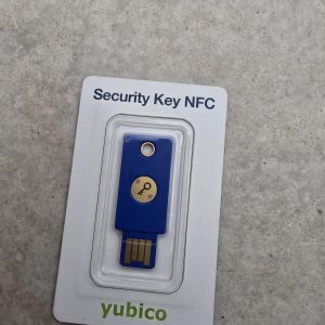 Yubico FIDO Security Key NFC and USB - Two Factor Authentication, Fits USB-A