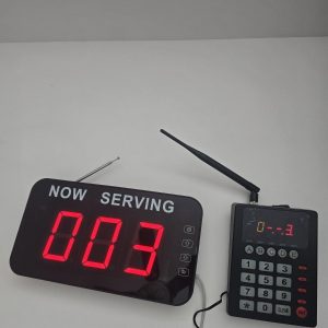 Wireless Queue Calling System Take a Number System with Voice Calling Waiting
