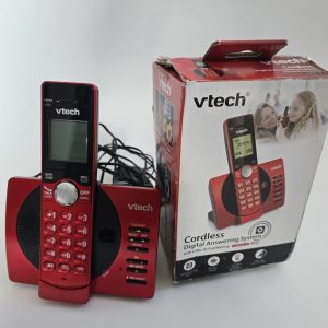 Red VTech CS6929-16 DECT 6.0 Expandable Cordless Phone System Answering Machine